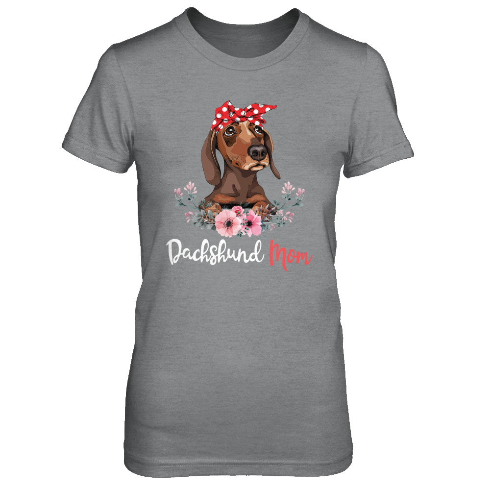 Dachshund Mom Gift For Women Dog Lover T-Shirt & Hoodie | Teecentury.com