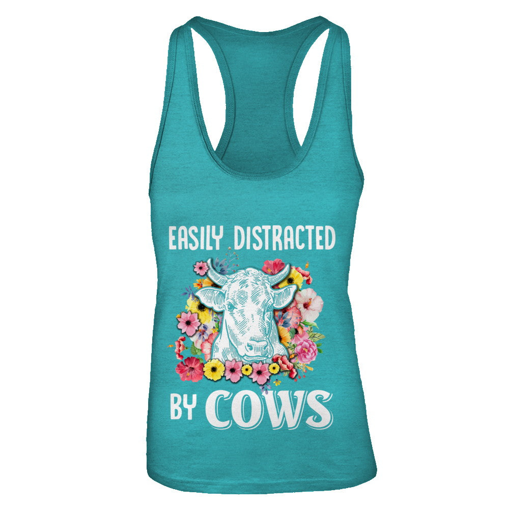 Easily Distracted By Cows T-Shirt & Tank Top | Teecentury.com