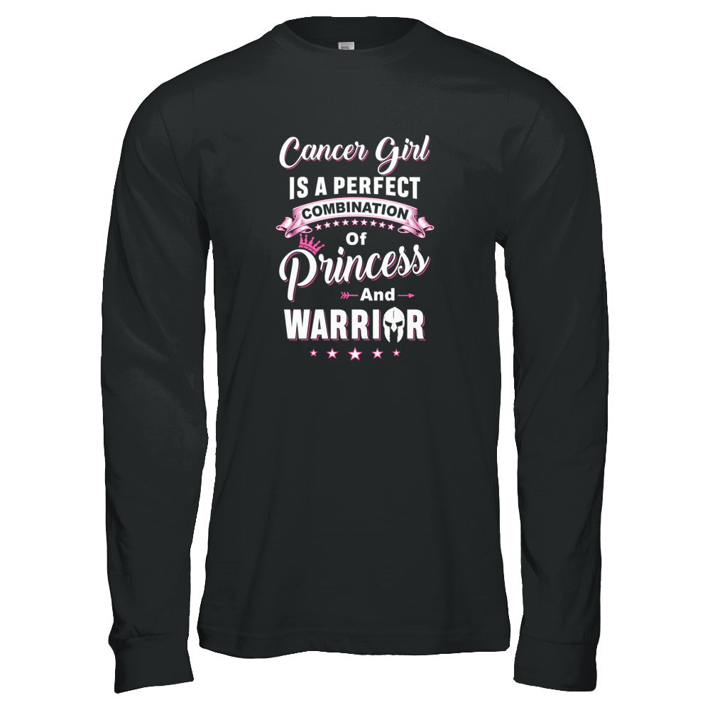 Cancer Girl Princess Warrior June July Birthday T-Shirt & Tank Top | Teecentury.com