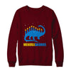 Funny Hanukkah Dinosaur Menorah Brontosaurus Menorasaurus T-Shirt & Sweatshirt | Teecentury.com