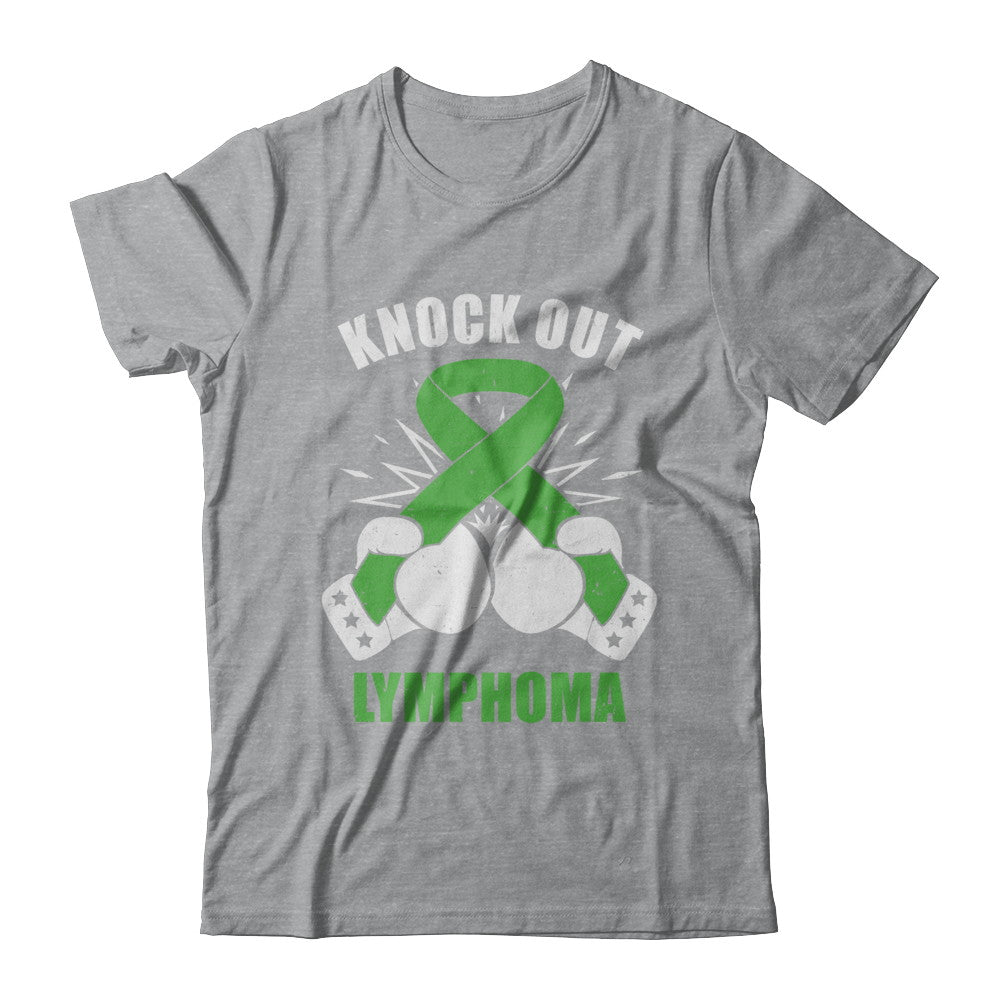 Boxing knock out Lymphoma Awareness Support T-Shirt & Hoodie | Teecentury.com