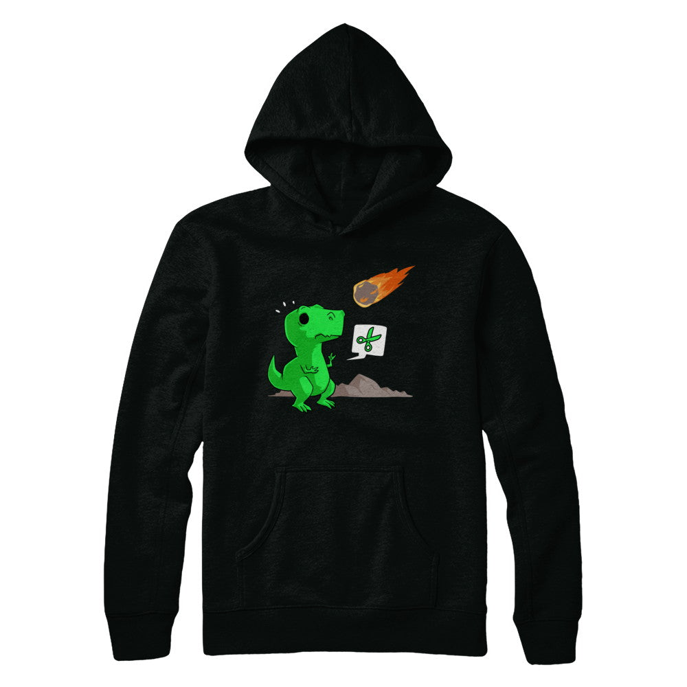 Rock Paper Scissors Funny Dinosaur T-Shirt & Hoodie | Teecentury.com