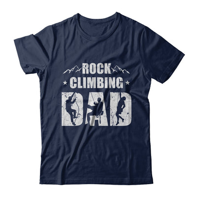 Rock Climbing Dad Distressed Mountain Climber Fathers Day T-Shirt & Hoodie | Teecentury.com