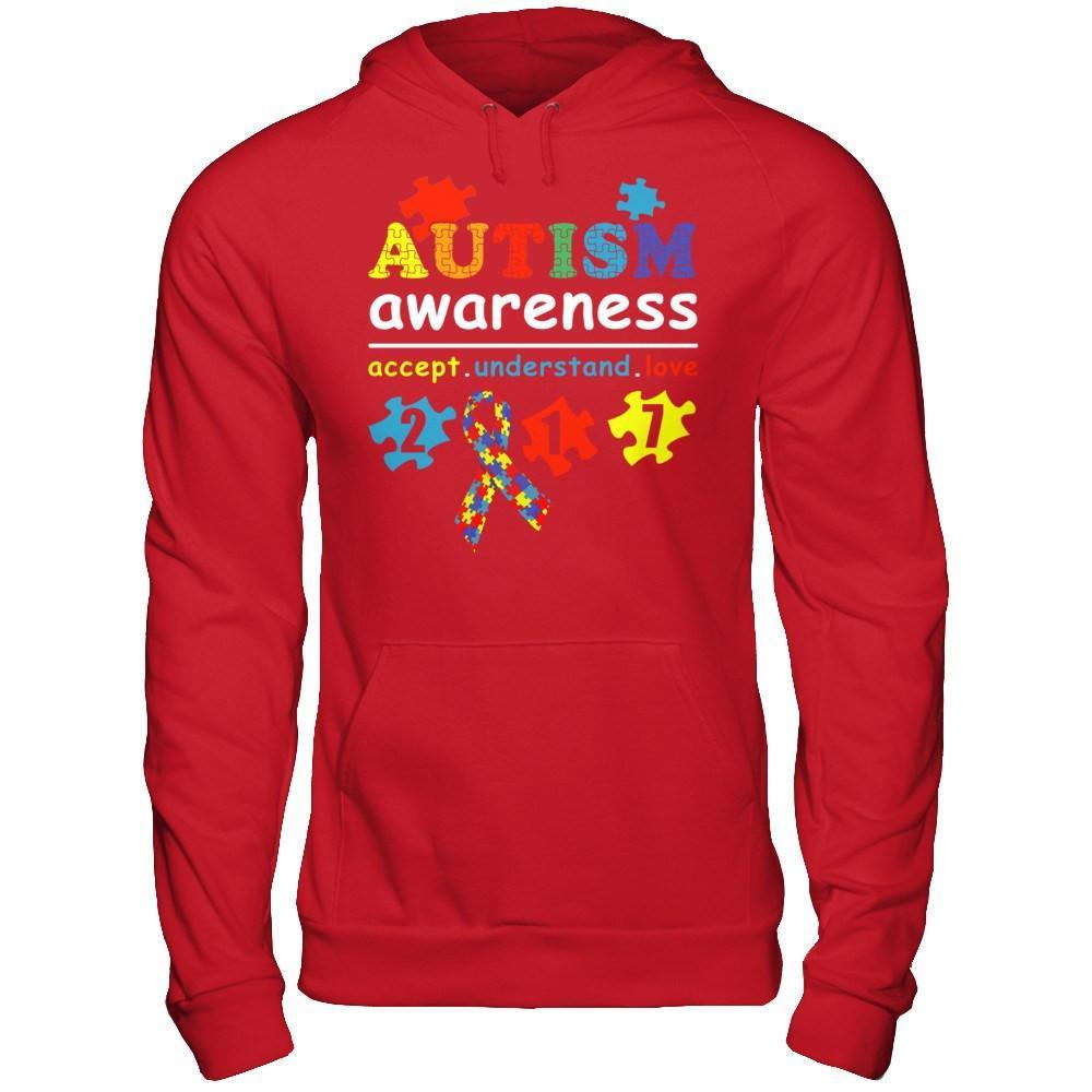 Autism Awareness 2017 Accept Understand Love T-Shirt & Hoodie | Teecentury.com