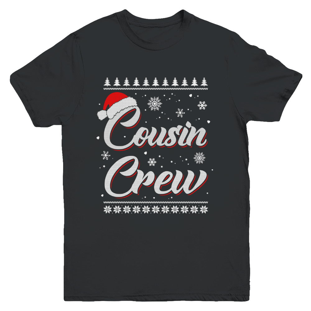 Matching Family Christmas Cousin Crew Ugly Sweater Youth Youth Shirt | Teecentury.com