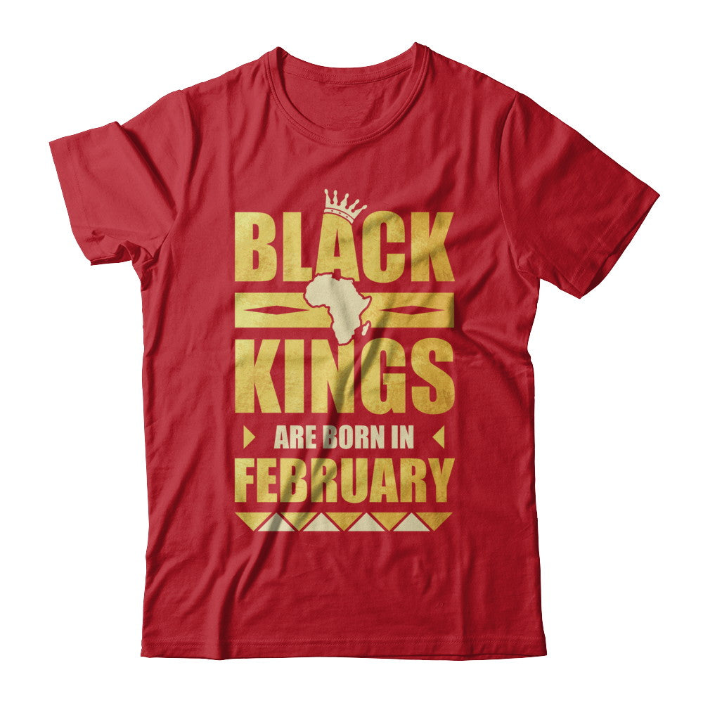 Black Kings Are Born In February Birthday T-Shirt & Hoodie | Teecentury.com