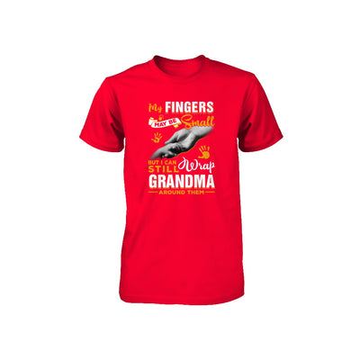 My Fingers May Be Small But I Can Still Wrap Grandma Youth Youth Shirt | Teecentury.com