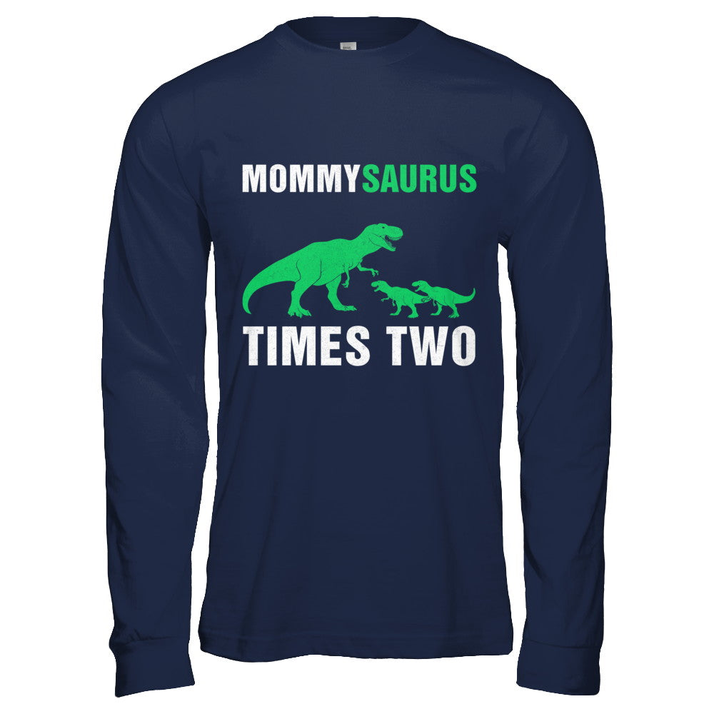 Mommysaurus Times Two Twins Mothers Day T-Shirt & Hoodie | Teecentury.com