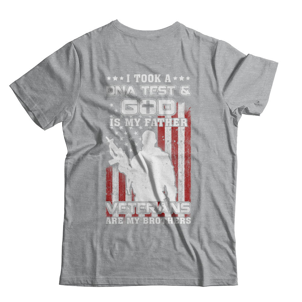 I Took A Dna Test God Is My Father Veterans Brothers T-Shirt & Hoodie | Teecentury.com