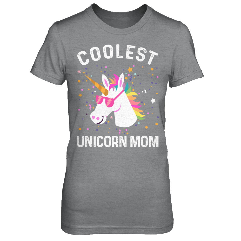 Coolest Unicorn Mom Cute Funny Unicorn Mothers Day T-Shirt & Hoodie | Teecentury.com