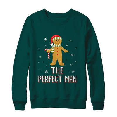 The Perfect Man Gingerbread Funny Pajama Christmas T-Shirt & Sweatshirt | Teecentury.com