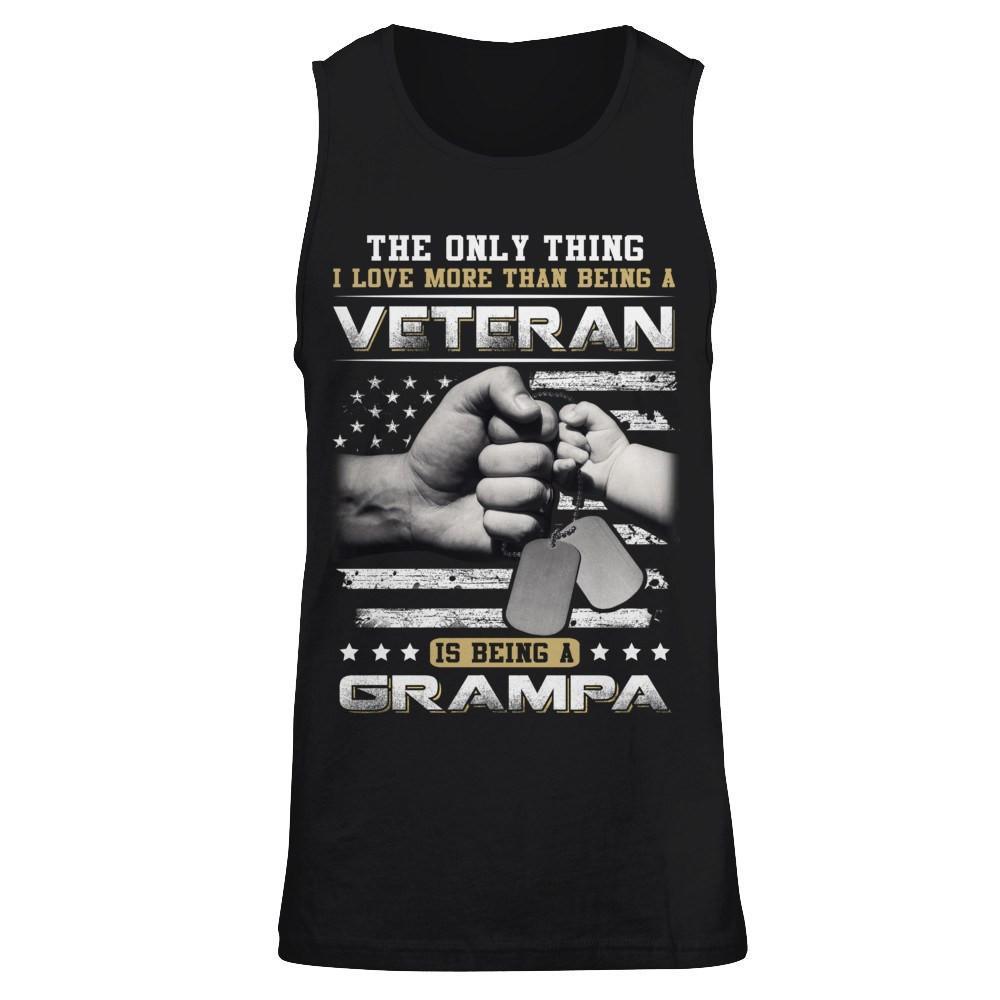 I Love More Than Being A Veteran Is Being A Grampa T-Shirt & Hoodie | Teecentury.com