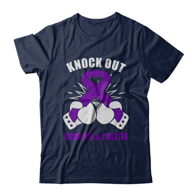 Boxing Knock Out Crohn's Colitis Awareness Support T-Shirt & Hoodie | Teecentury.com