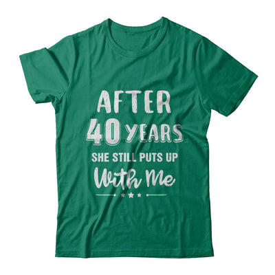 40Th Wedding Anniversary Funny Husband Gift T-Shirt & Hoodie | Teecentury.com