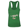 Funny Saurus Dinosaur T-Rex Flower T-Shirt & Tank Top | Teecentury.com