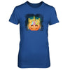 Kids Girls Unicorn Pumpkin Queen Halloween T-Shirt & Tank Top | Teecentury.com