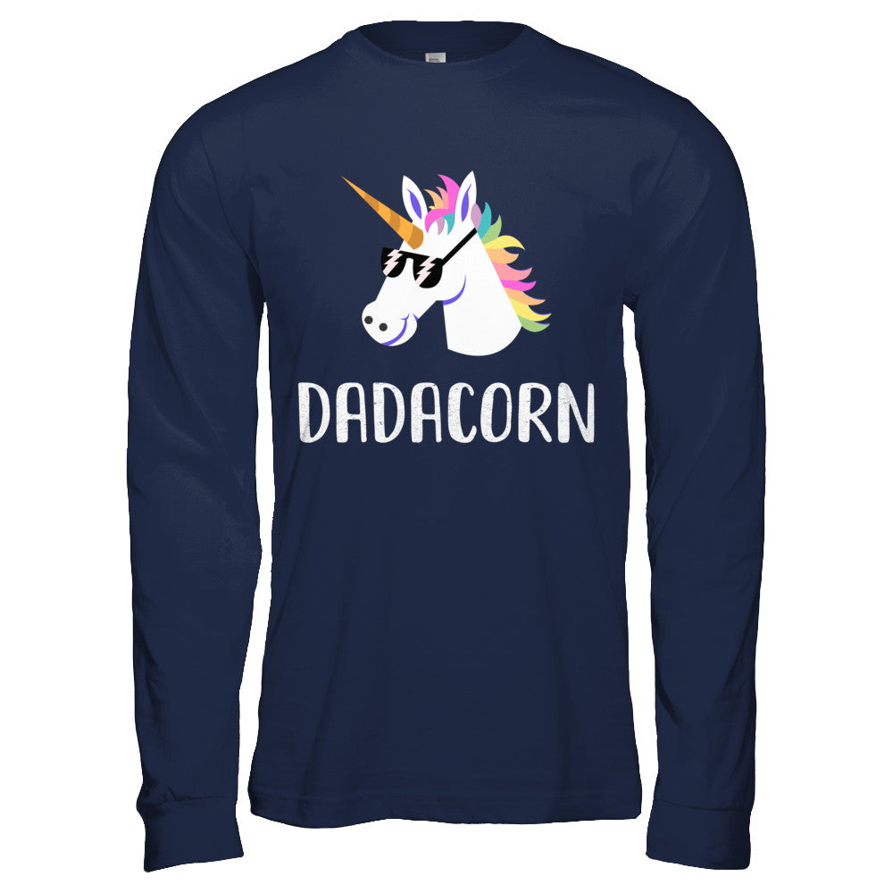 Unicorn Dad And Baby Dadacorn Daddy Fathers Day Gift T-Shirt & Hoodie | Teecentury.com