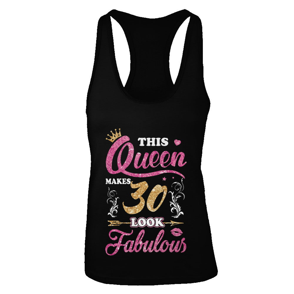 This Queen Makes 30 Look Fabulous 1992 30th Birthday T-Shirt & Tank Top | Teecentury.com