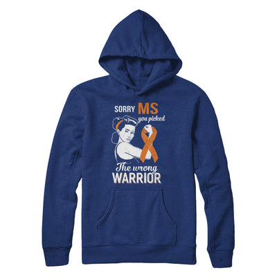 Sorry MS You Picked The Wrong Warrior Multiple Sclerosis T-Shirt & Hoodie | Teecentury.com
