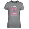 May Girl Stepping into my birthday like a boss Gift T-Shirt & Tank Top | Teecentury.com