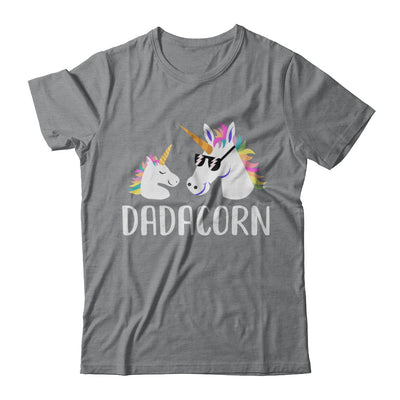 Dadacorn Unicorn Dad And Baby Fathers Day T-Shirt & Hoodie | Teecentury.com