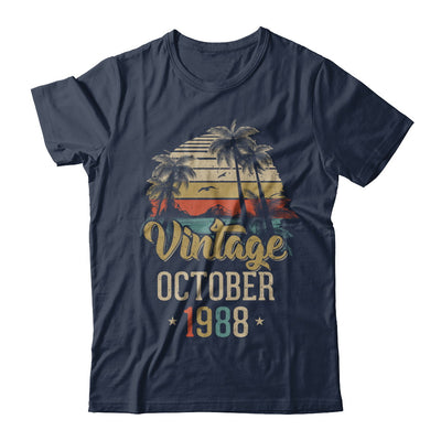 Retro Classic Vintage October 1988 34th Birthday Gift T-Shirt & Hoodie | Teecentury.com