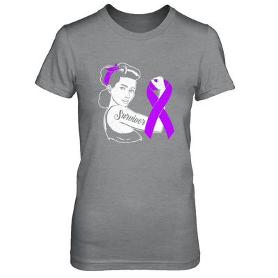 We Can Cure It Purple Alzheimer's Awareness Survivor T-Shirt & Hoodie | Teecentury.com