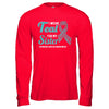 I Wear Teal For My Sister Ovarian Cancer Awareness T-Shirt & Hoodie | Teecentury.com
