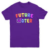 Voting Kids Vote Future Voter Rainbow Youth Youth Shirt | Teecentury.com