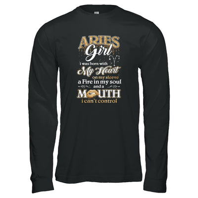 I'm An Aries Girl Lipstick March April Funny Zodiac Birthday T-Shirt & Tank Top | Teecentury.com