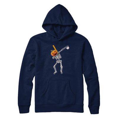 Halloween Dabbing Skeleton Baseball T-Shirt & Hoodie | Teecentury.com