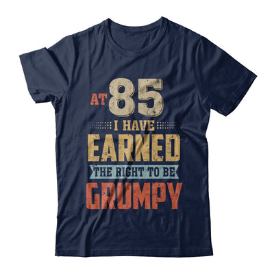Vintage The Right To Be Grumpy 85th 1937 Birthday Gift T-Shirt & Hoodie | Teecentury.com