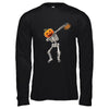 Halloween Dabbing Skeleton Football T-Shirt & Hoodie | Teecentury.com