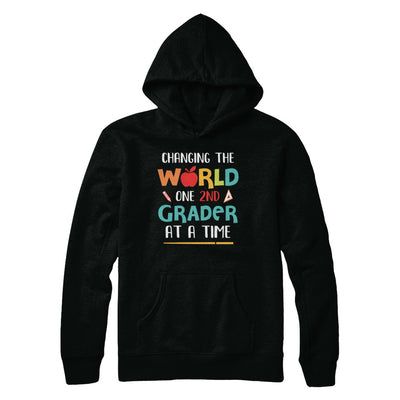 Changing The World One 2nd Grader Back To School Teacher T-Shirt & Hoodie | Teecentury.com