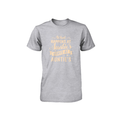 What Happens At Auntie's Stays At Auntie's Youth Youth Shirt | Teecentury.com