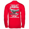 I Asked God For A Best Friend He Gave Me My Two Grandsons T-Shirt & Hoodie | Teecentury.com