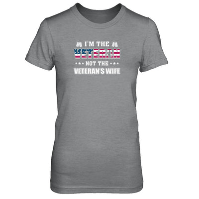 I'm The Veteran Not The Veteran's Wife T-Shirt & Tank Top | Teecentury.com