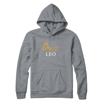 Queen Leo Zodiac July August Birthday Gift T-Shirt & Tank Top | Teecentury.com