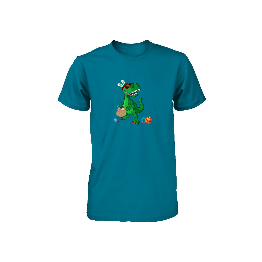 Funny Dabbing Cool Easter Bunny Dinosaur Youth Youth Shirt | Teecentury.com