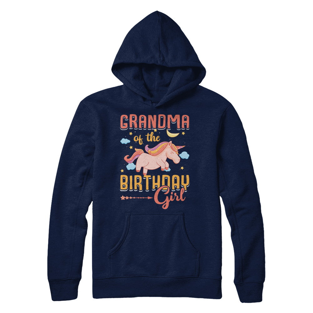 Grandma Of The Birthday Girl Unicorn T-Shirt & Hoodie | Teecentury.com