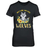 Just A Girl Who Loves Wolves And Sunflowers T-Shirt & Hoodie | Teecentury.com