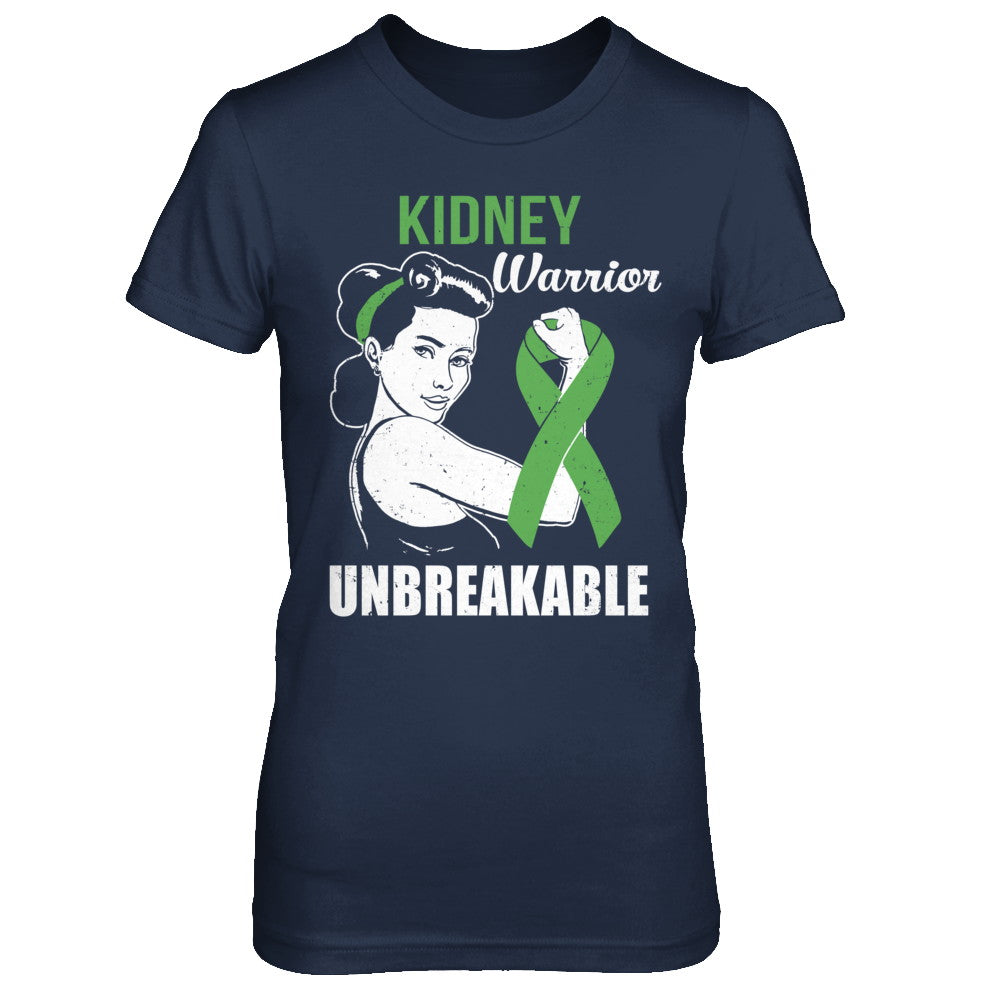 Kidney Disease Warrior Unbreakable Kidney Disease Awareness T-Shirt & Hoodie | Teecentury.com