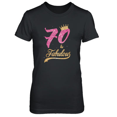 70 And Fabulous 1952 70th Birthday Gift T-Shirt & Tank Top | Teecentury.com
