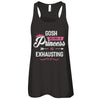 Gosh Being A Princess Is Exhausting T-Shirt & Tank Top | Teecentury.com