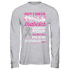 November Is National Diabetes Awareness Month T-Shirt & Hoodie | Teecentury.com