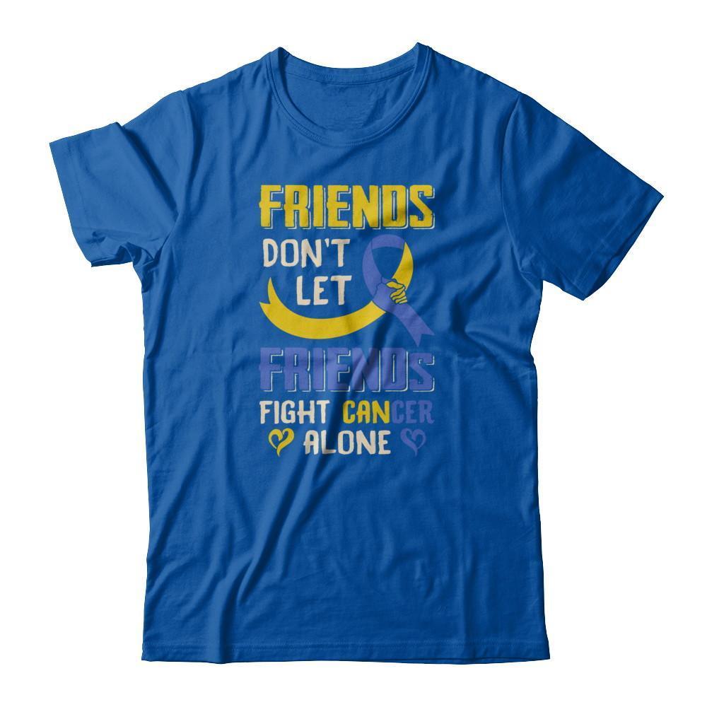 Friends Don't Let Friends Fight Cancer Alone Down Syndrome Awareness T-Shirt & Tank Top | Teecentury.com