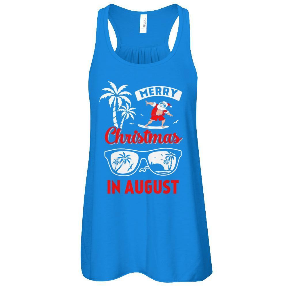 Merry Christmas In August T-Shirt & Tank Top | Teecentury.com