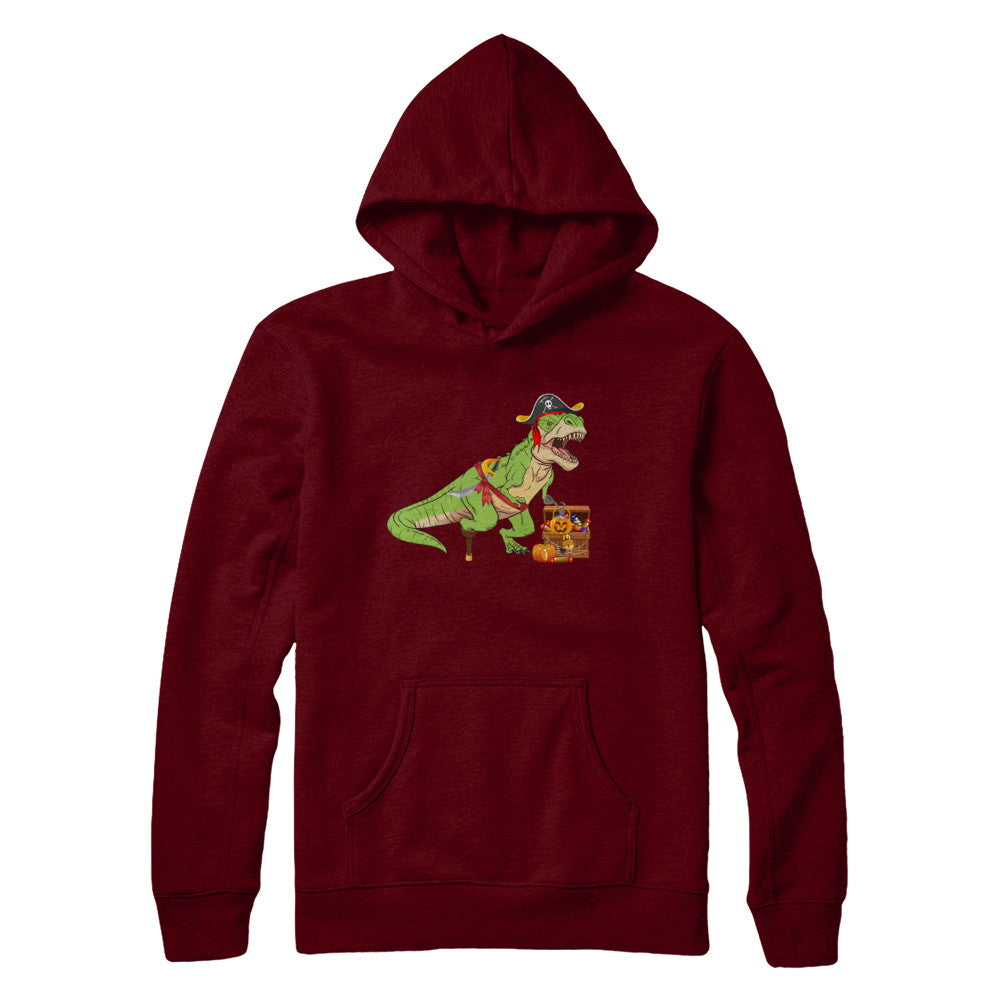 Dinosaurs T-Rex Pirate Halloween Saurus For Men Women T-Shirt & Hoodie | Teecentury.com