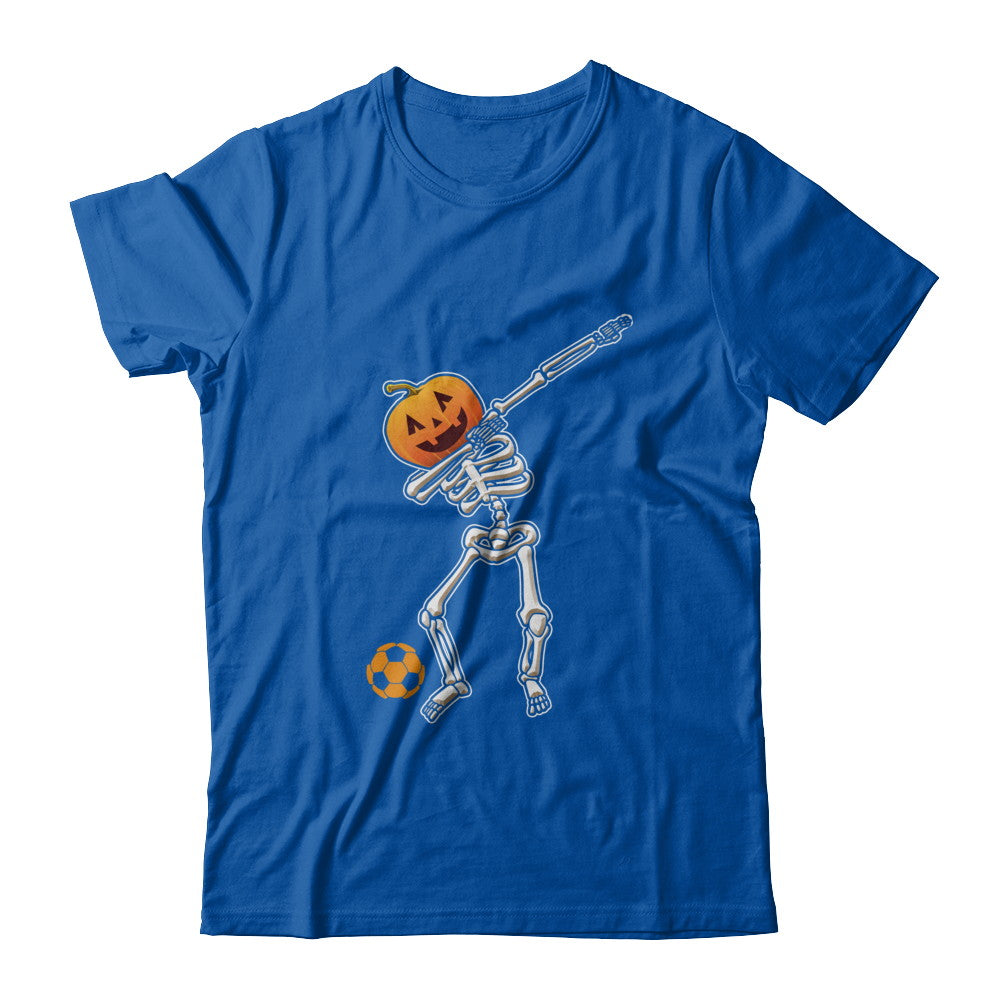 Halloween Dabbing Skeleton Soccer T-Shirt & Hoodie | Teecentury.com