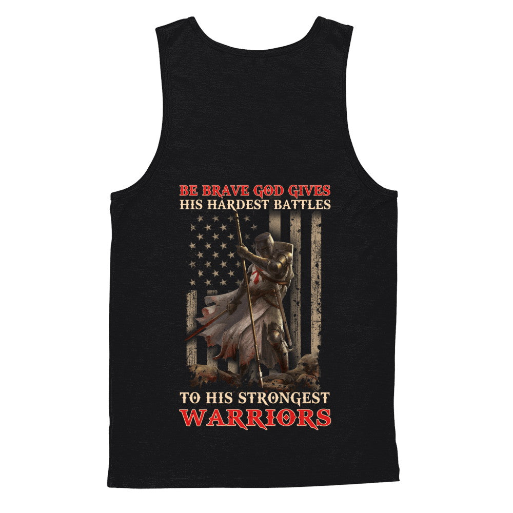 God Gives His Hardest Battles To His Strongest Warrior T-Shirt & Hoodie | Teecentury.com